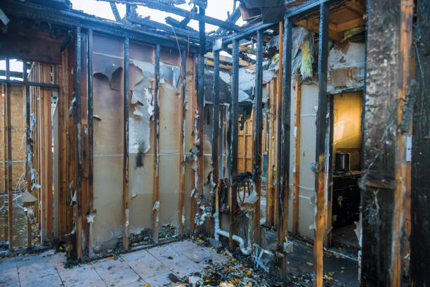 Professional Fire Damage Repair technician working in Yonkers, NY